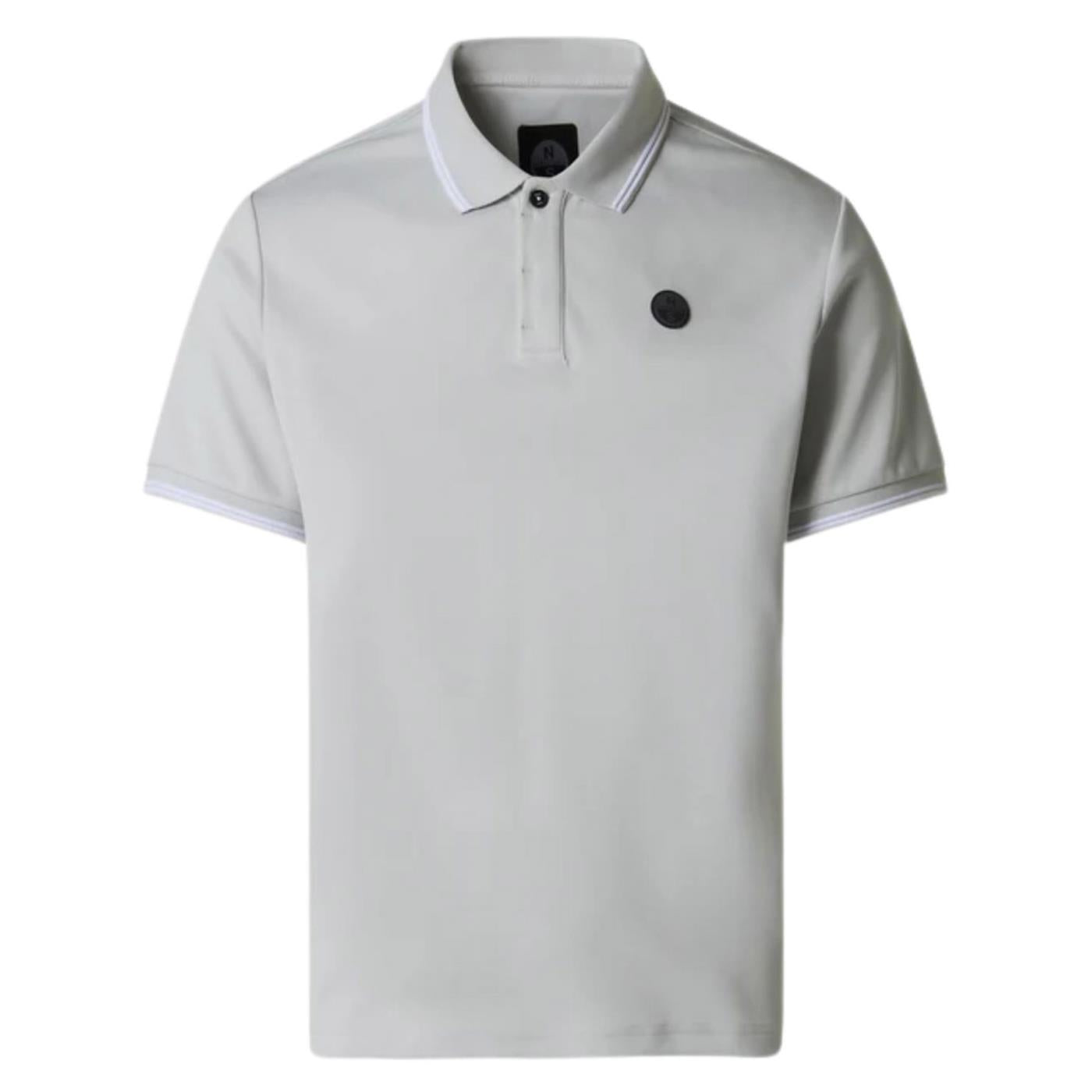 NORTH SAILS POLO MANICHE CORTE - Grigio chiaro - vista 4