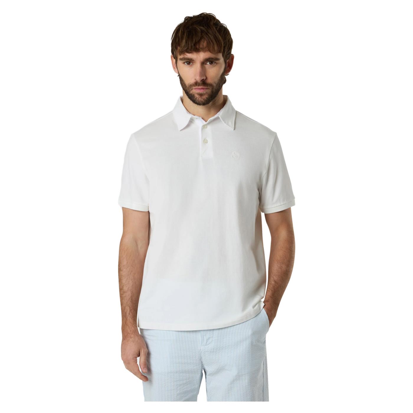 NORTH SAILS POLO MANICHE CORTE - Bianco - immagine principale
