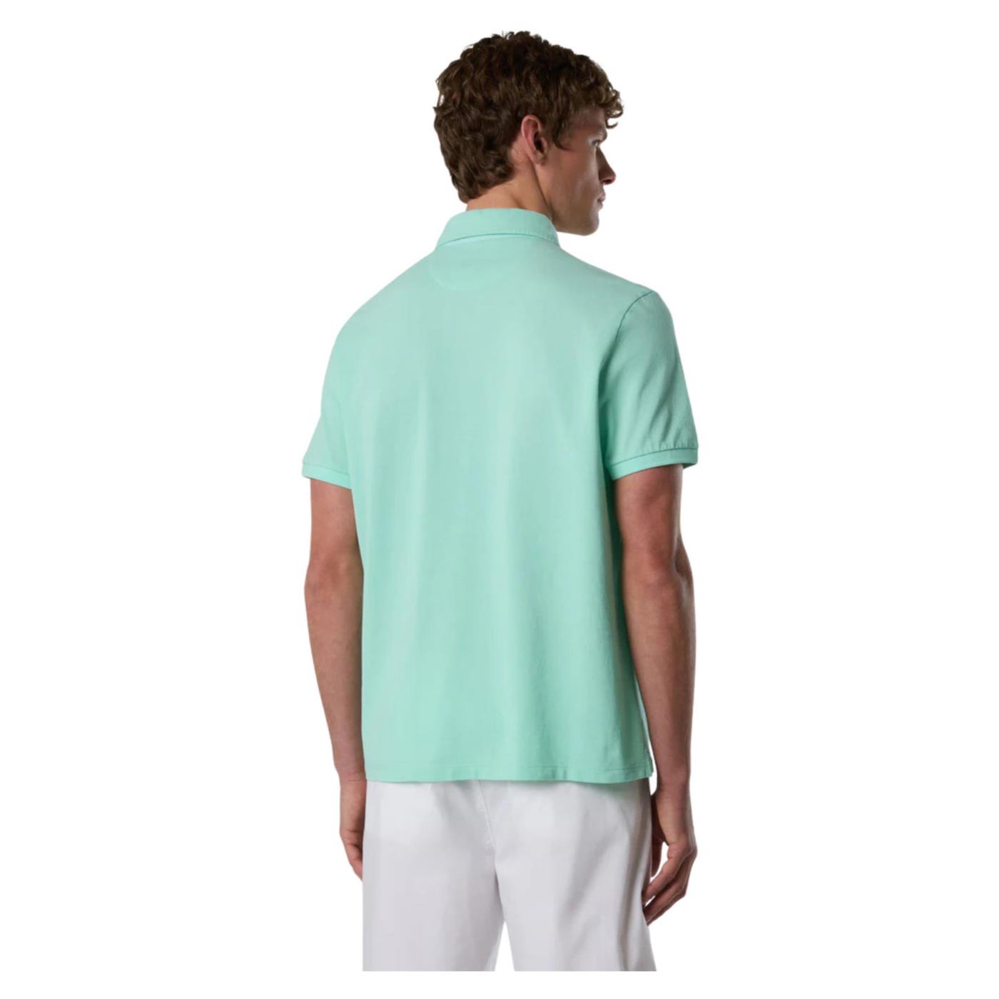 NORTH SAILS POLO MANICHE CORTE - Verde - vista 2