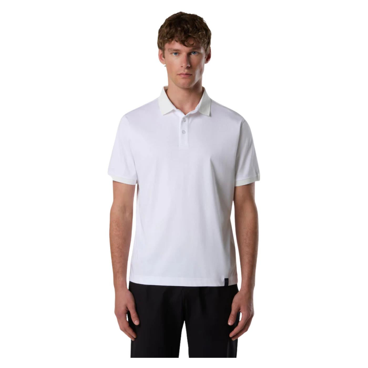 NORTH SAILS POLO MANICHE CORTE - Bianco - immagine principale