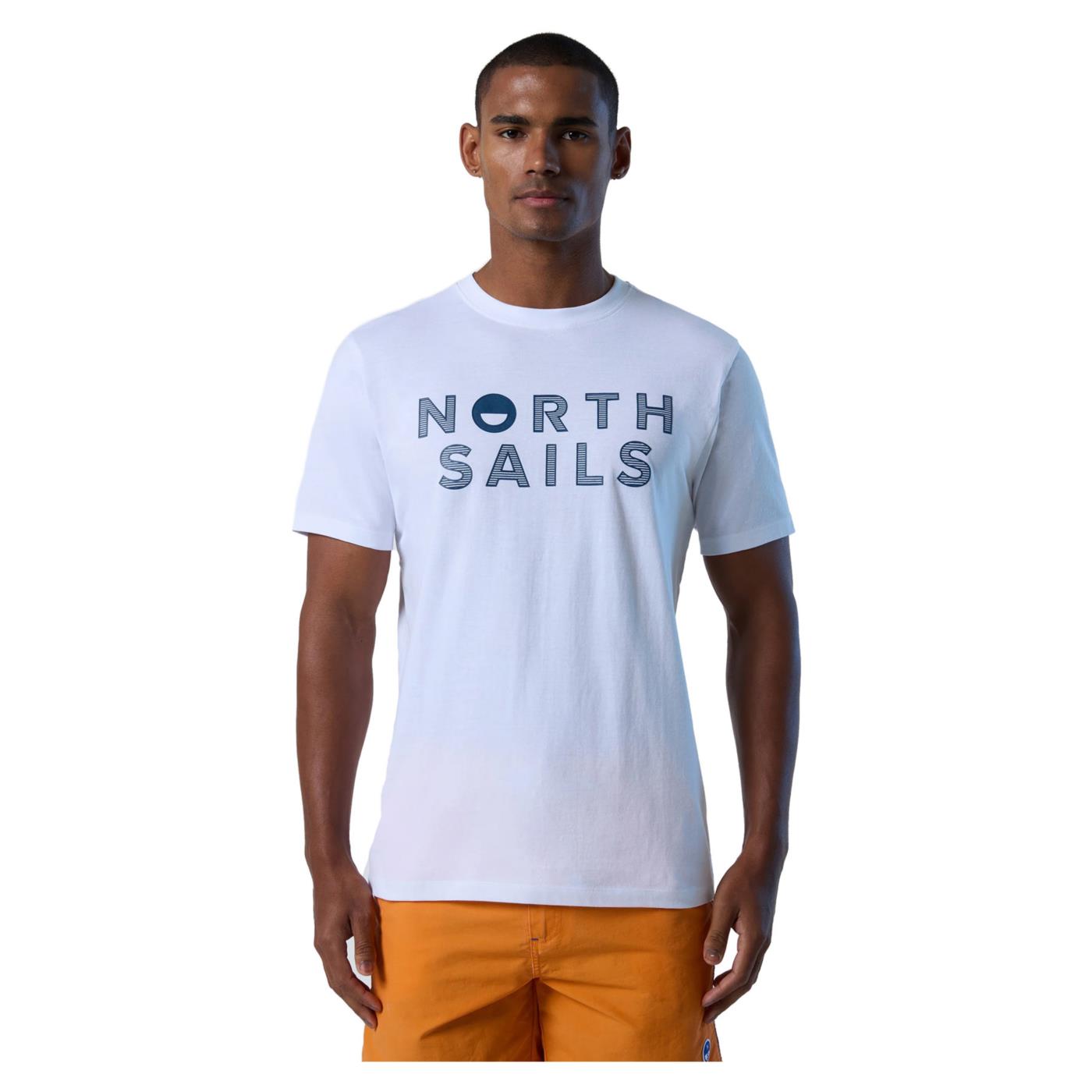 NORTH SAILS TEE SS LINE PRINT
