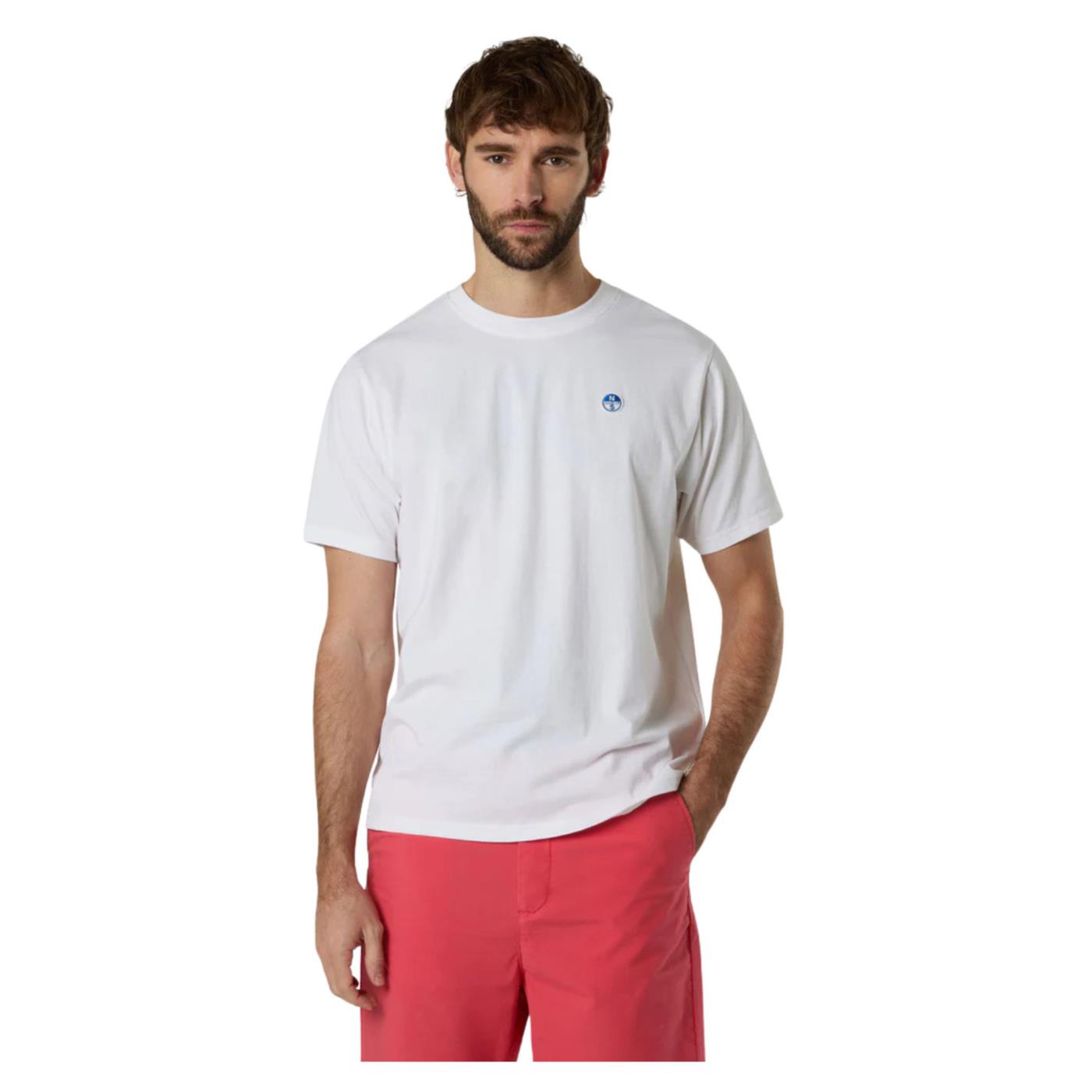NORTH SAILS T-SHIRT SS BASIC BOLLO - Bianco - immagine principale
