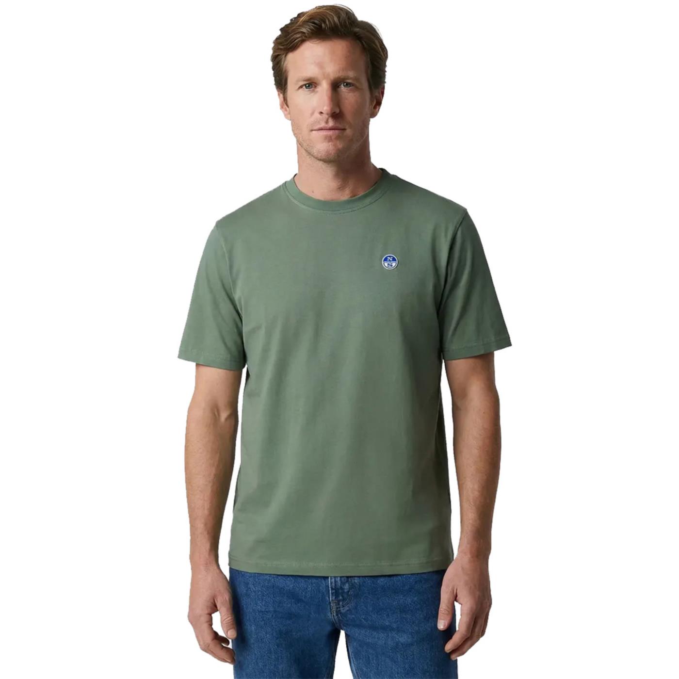 NORTH SAILS T-SHIRT SS BASIC BOLLO - Militare - immagine principale