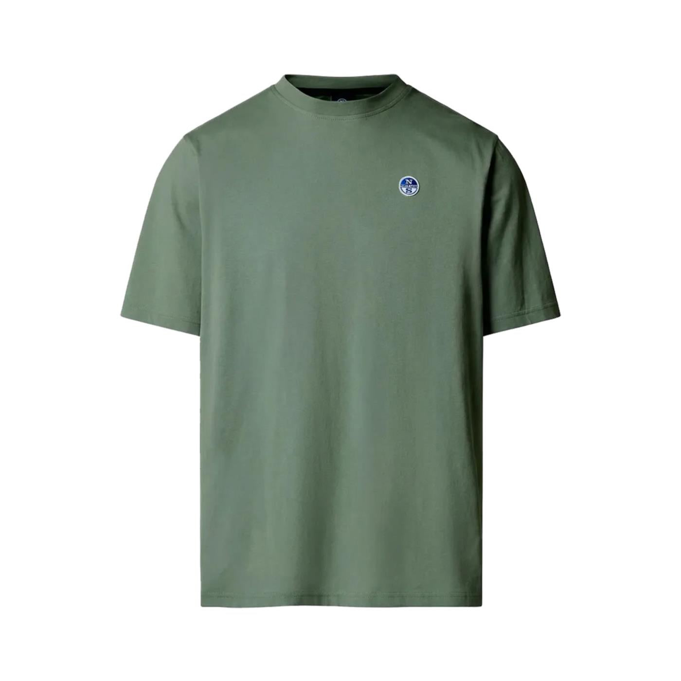NORTH SAILS T-SHIRT SS BASIC BOLLO - Militare - vista 2