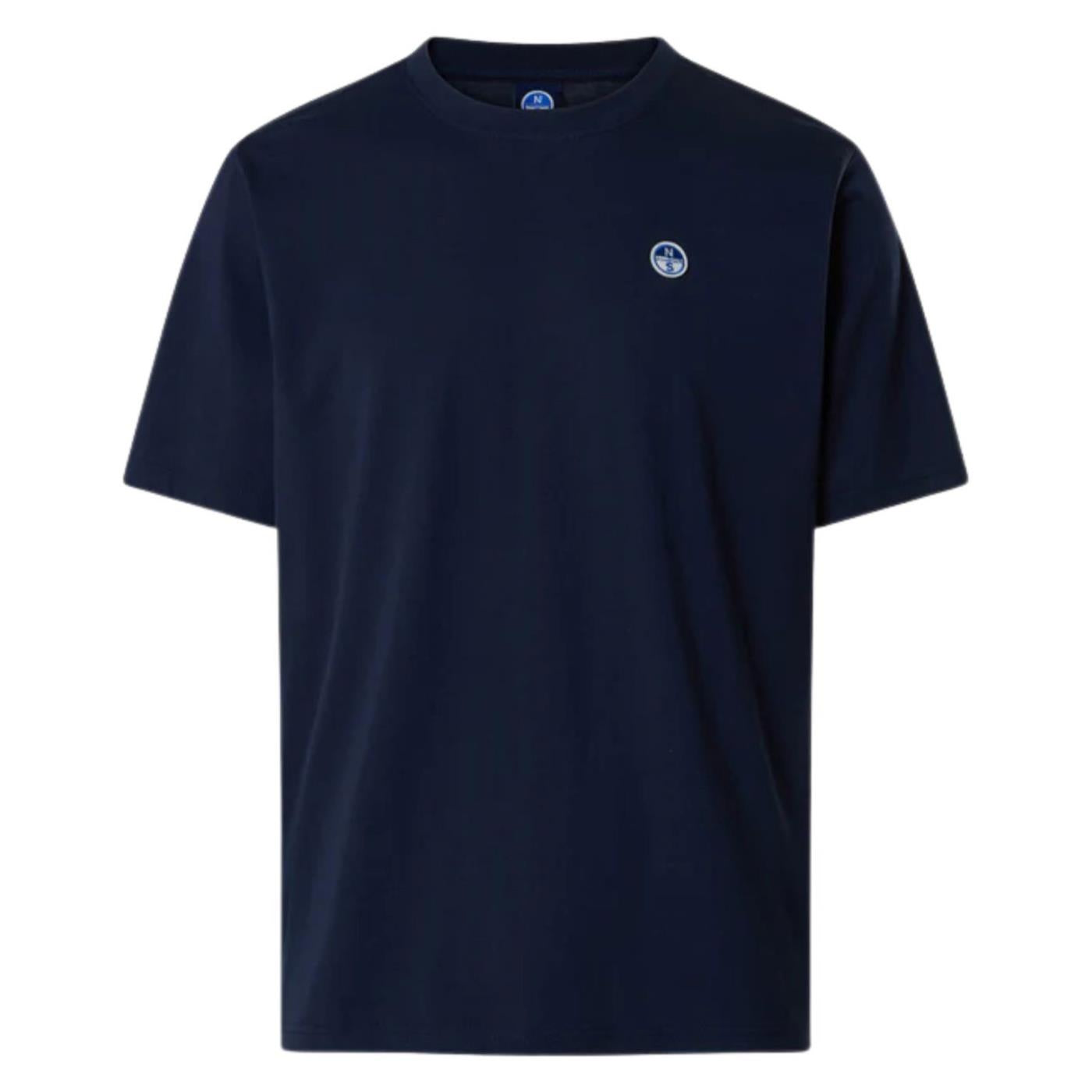 NORTH SAILS T-SHIRT SS BASIC BOLLO - Blu - vista 4