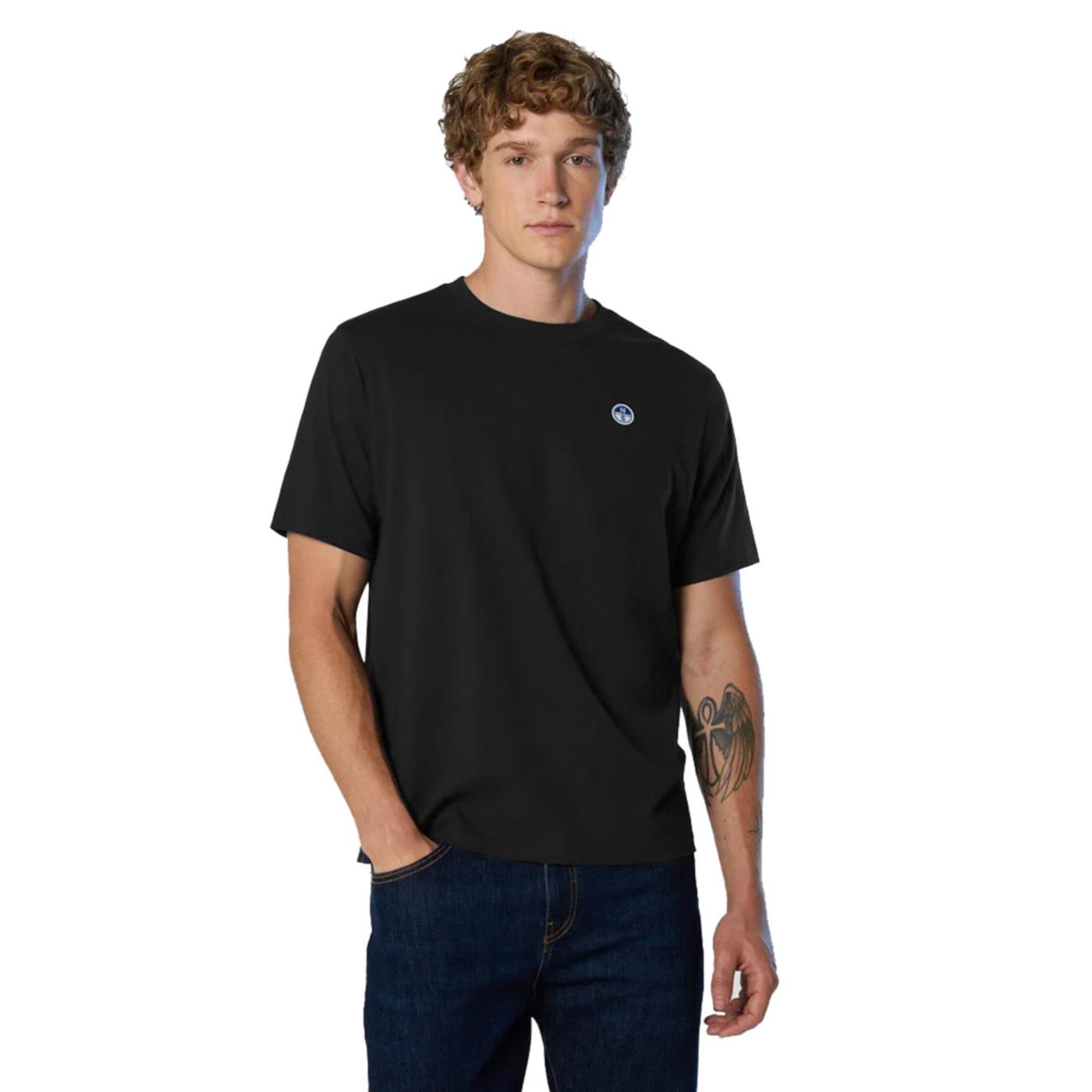 NORTH SAILS T-SHIRT SS BASIC BOLLO - Nero - immagine principale