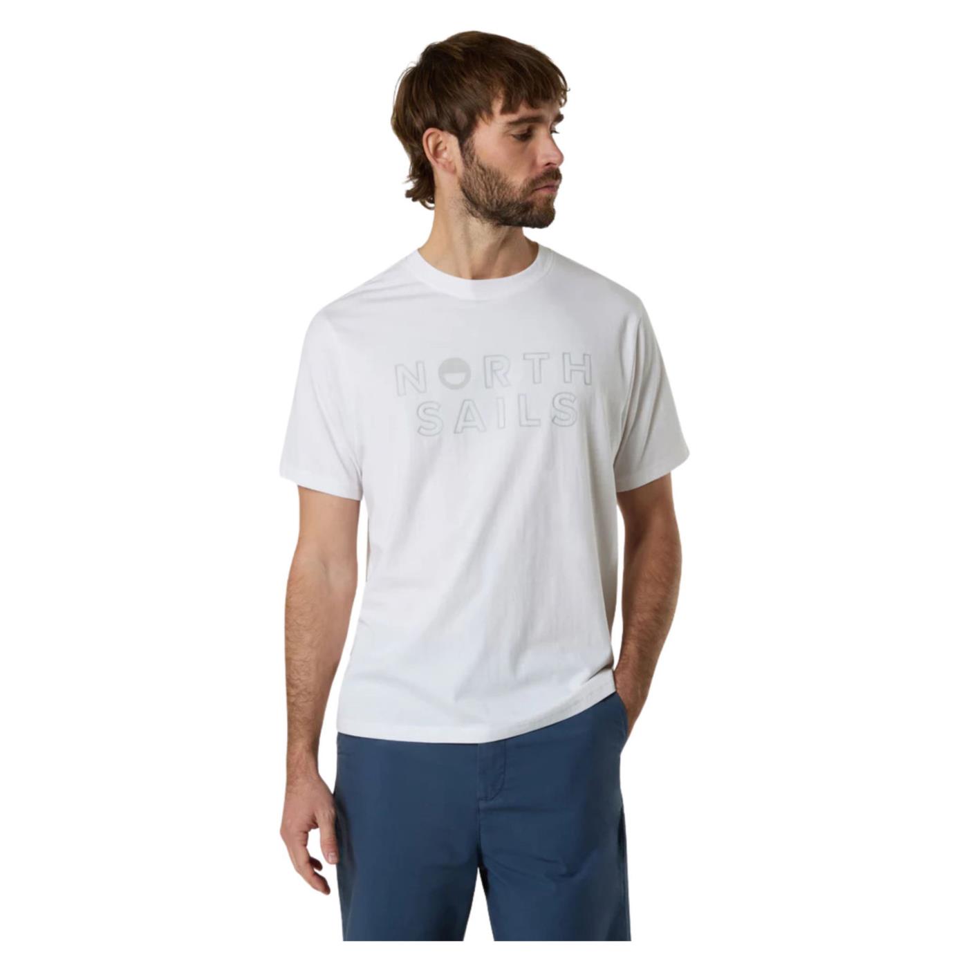 NORTH SAILS T-SHIRT SS GRAPHIC - Bianco - immagine principale