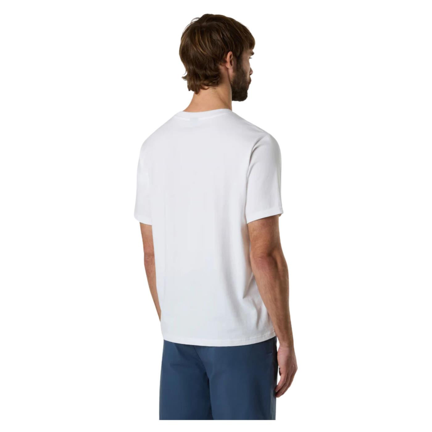 NORTH SAILS T-SHIRT SS GRAPHIC - Bianco - vista 2