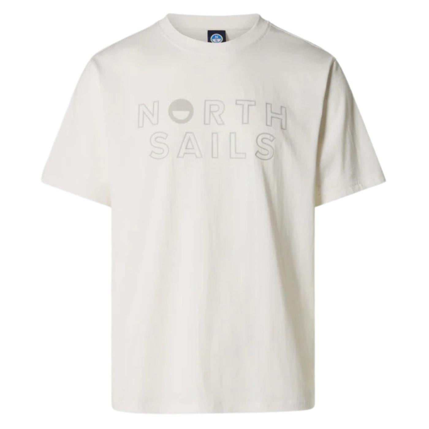 NORTH SAILS T-SHIRT SS GRAPHIC - Bianco - vista 4