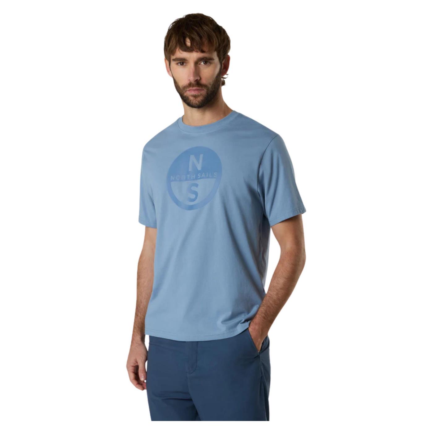 NORTH SAILS T-SHIRT SS GRAPHIC - Azzurro - immagine principale