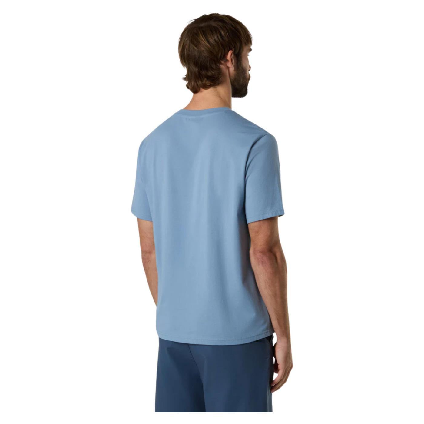 NORTH SAILS T-SHIRT SS GRAPHIC - Azzurro - vista 2
