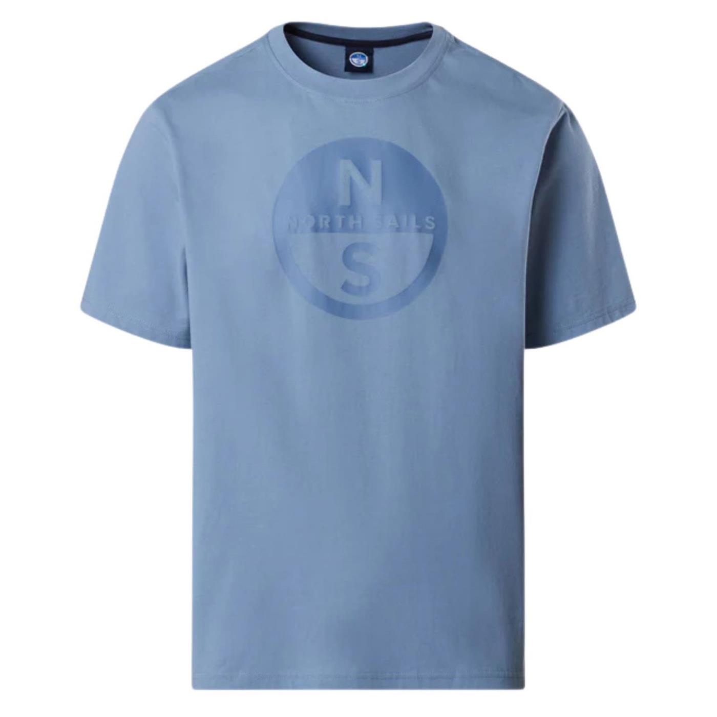 NORTH SAILS T-SHIRT SS GRAPHIC - Azzurro - vista 4