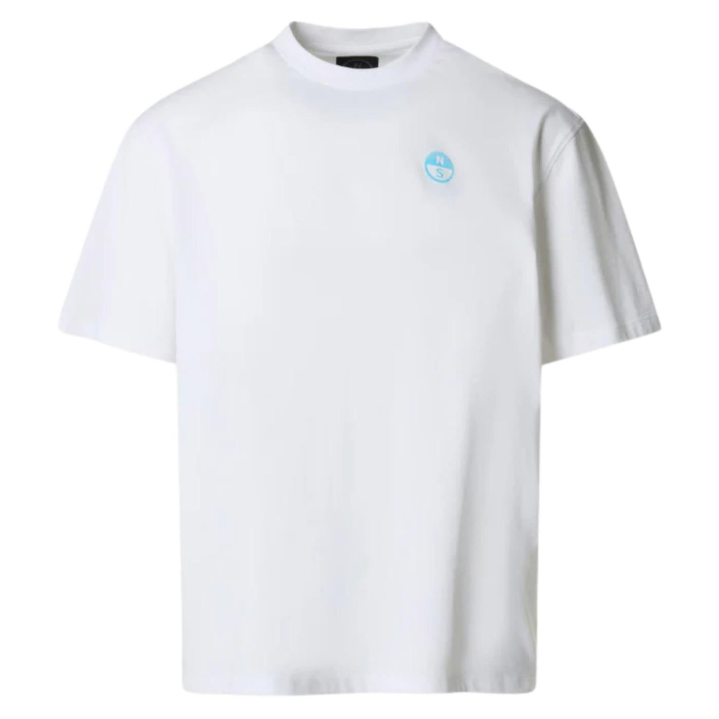 NORTH SAILS T-SHIRT SS GRAPHIC - Bianco - vista 4