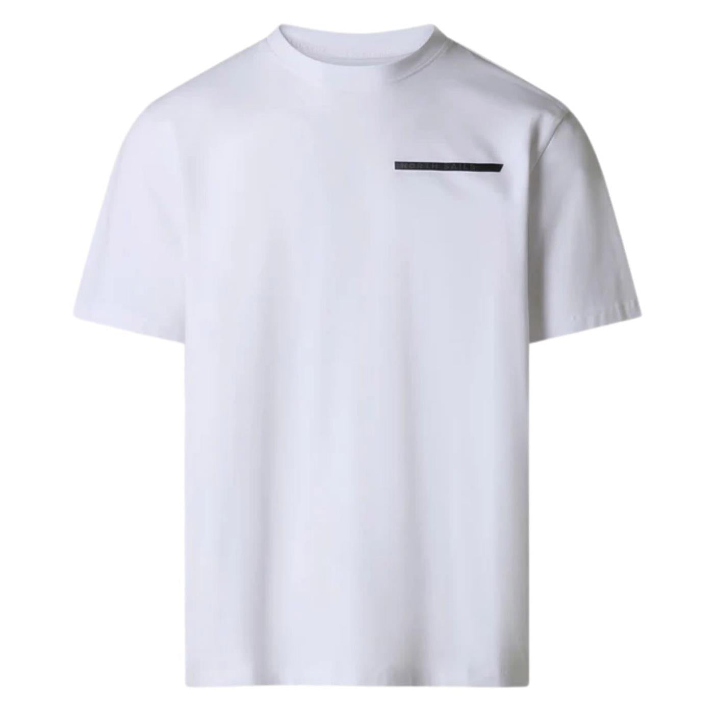 NORTH SAILS T-SHIRT SS GRAPHIC - Bianco - vista 4