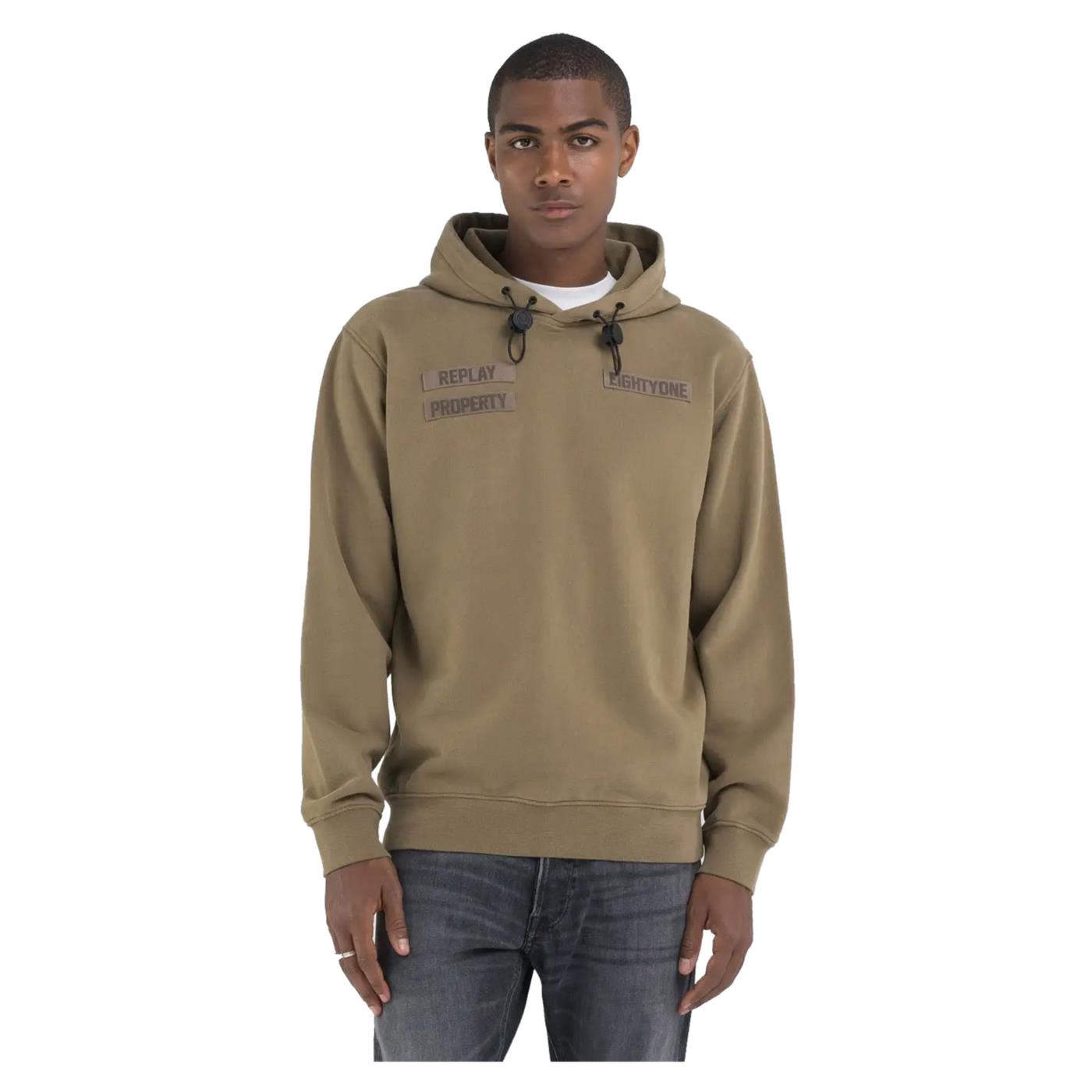 REPLAY HOODIE AND PATCH