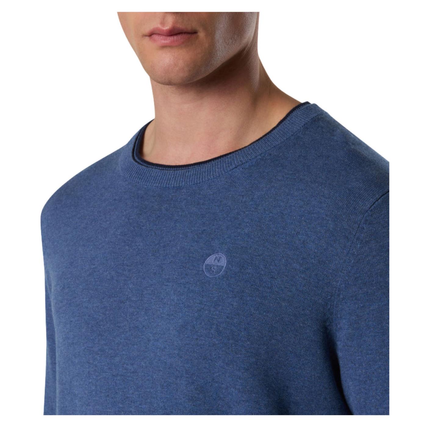 NORTH SAILS MAGLIONE 12GG GIROCOLLO - Blu - vista 3