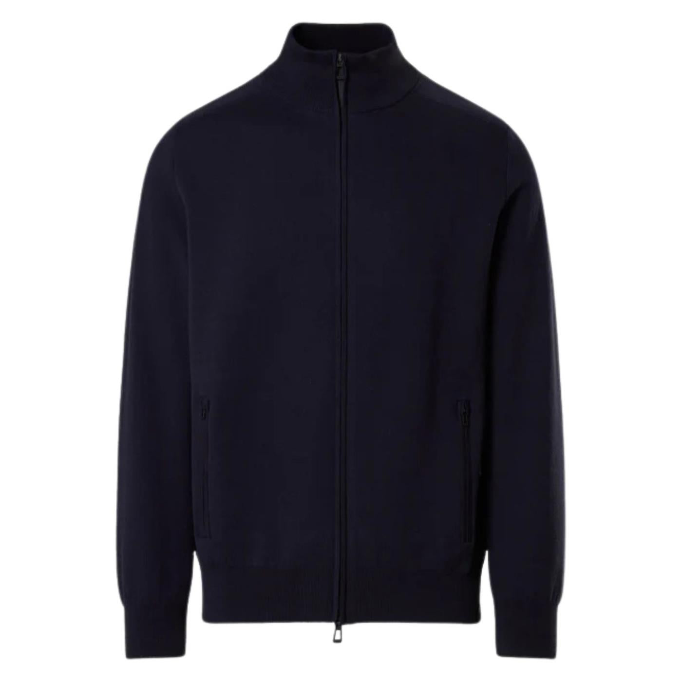 NORTH SAILS MAGLIONE FULL ZIP 12GG - Blu - vista 4