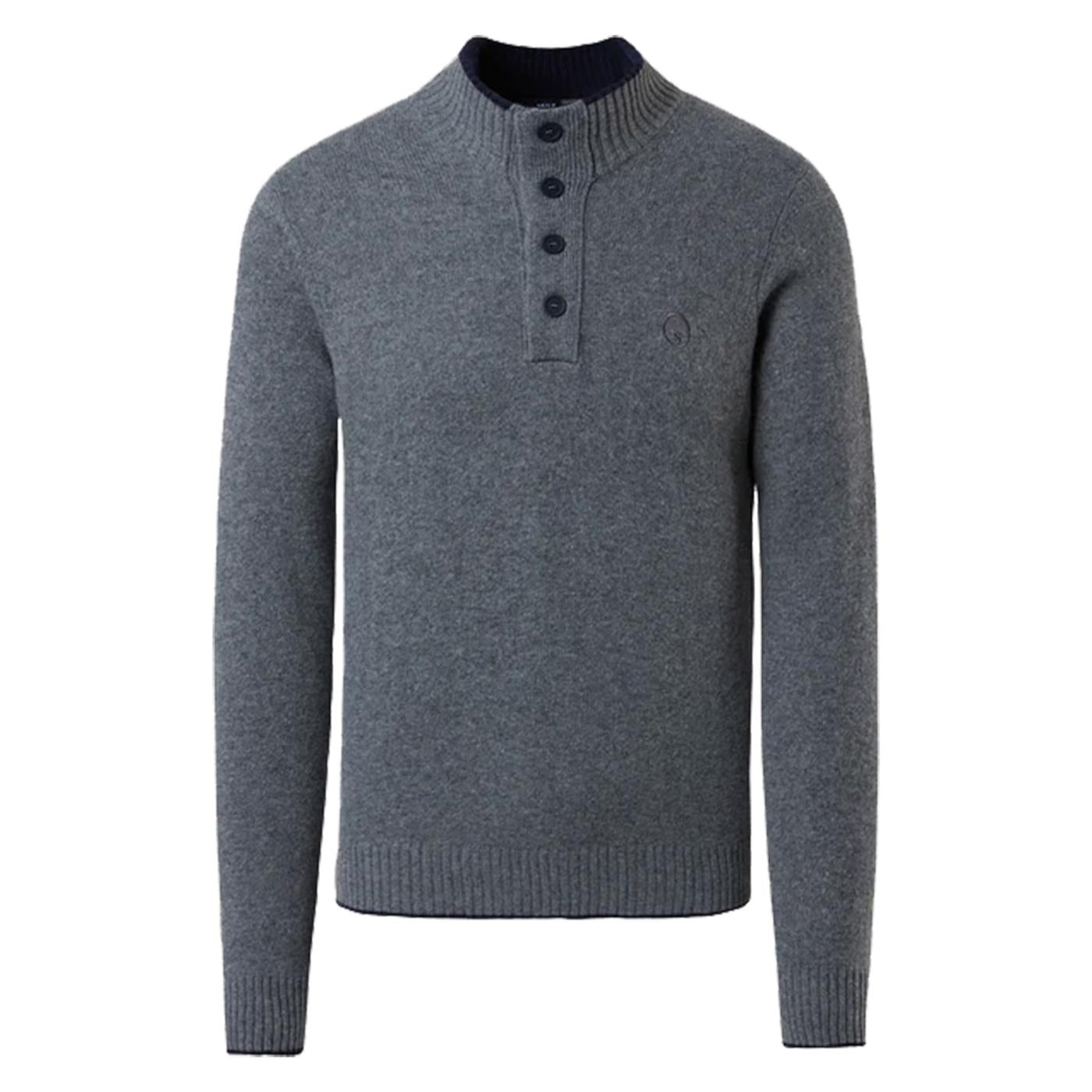 NORTH SAILS BUTTON-NECK SWEATER