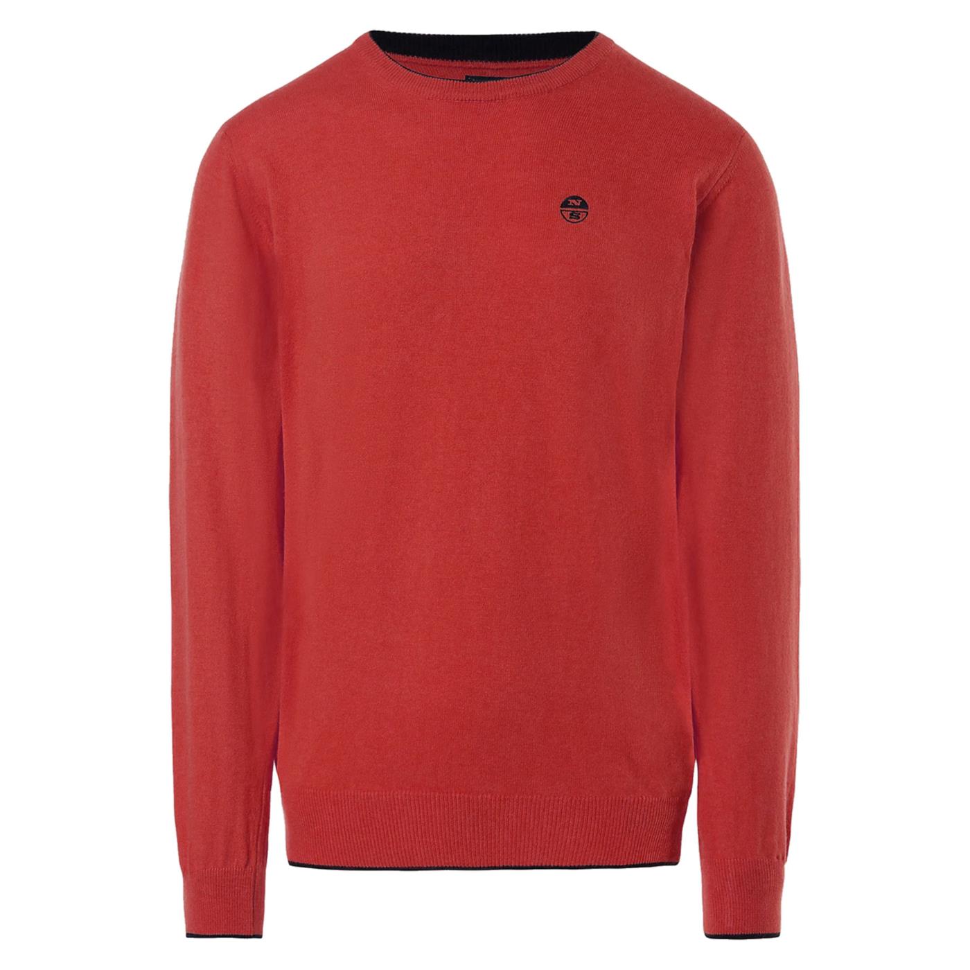 NORTH SAILS CREWNECK 12GG KNITWEAR - Rosso - immagine principale