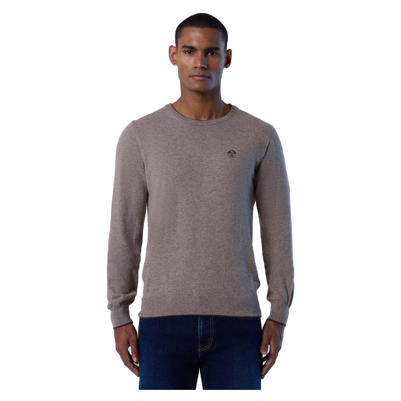 NORTH SAILS CREWNECK 12GG KNITWEAR - Beige - vista 2