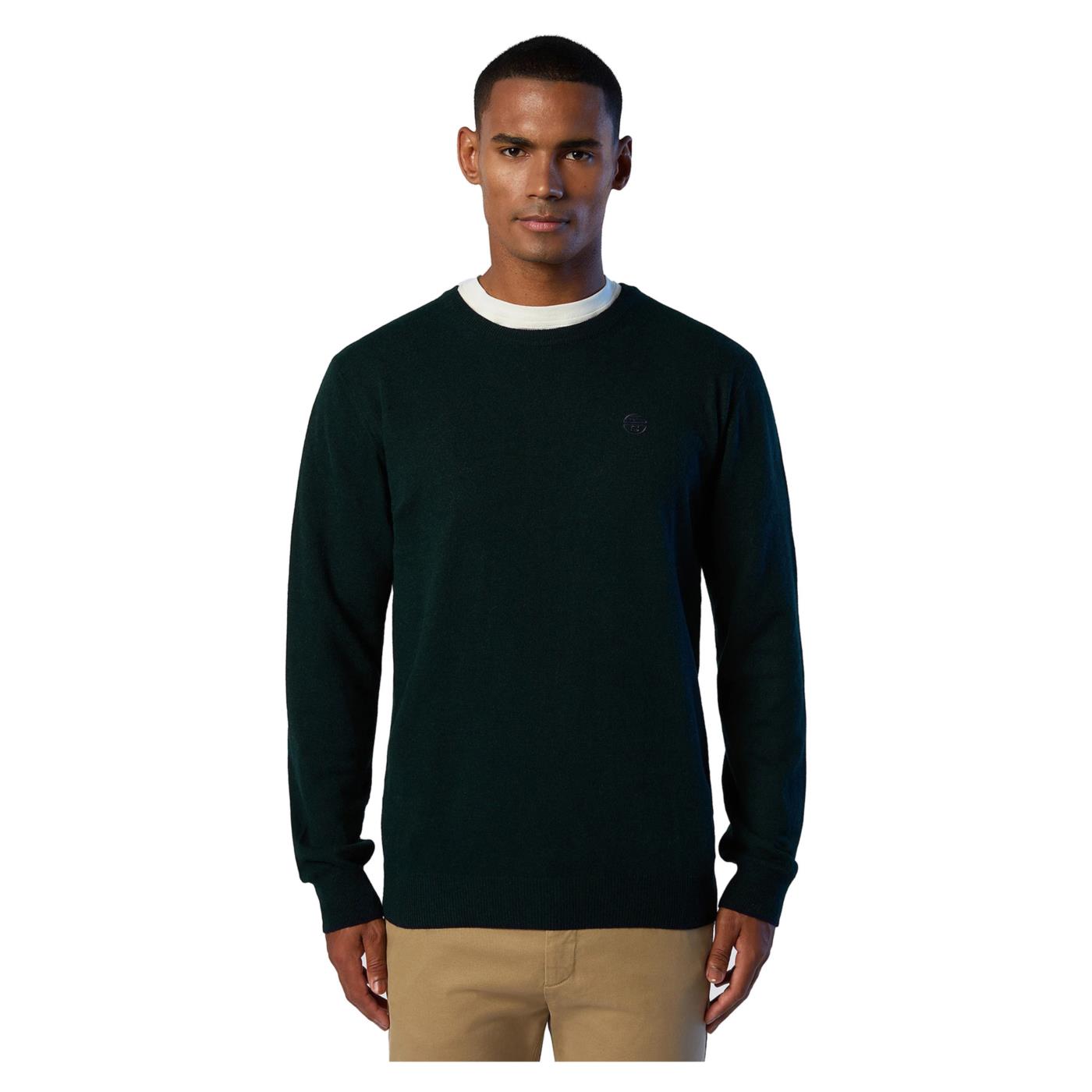 NORTH SAILS CREWNECK 12GG KNITWEAR - Verde - vista 2