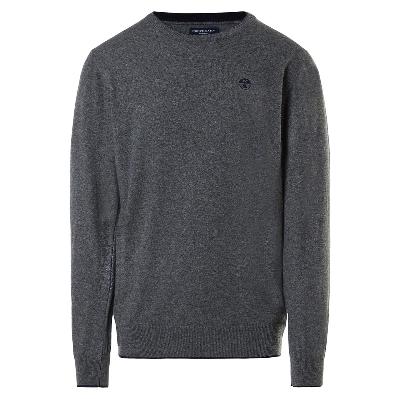 NORTH SAILS CREWNECK 12GG KNITWEAR - Grigio scuro - immagine principale