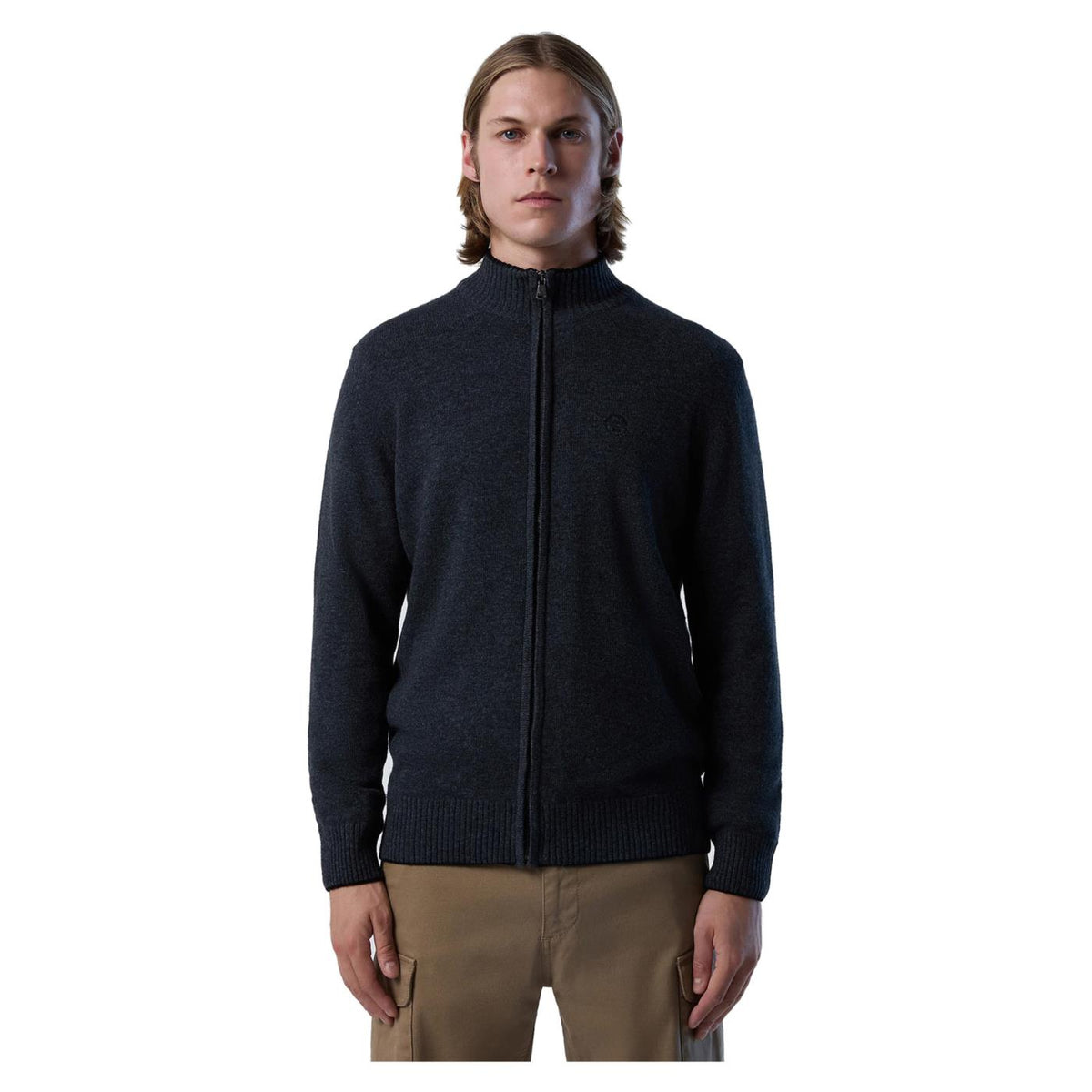 NORTH SAILS FULL ZIP 7GG KNITWEAR - seconda immagine