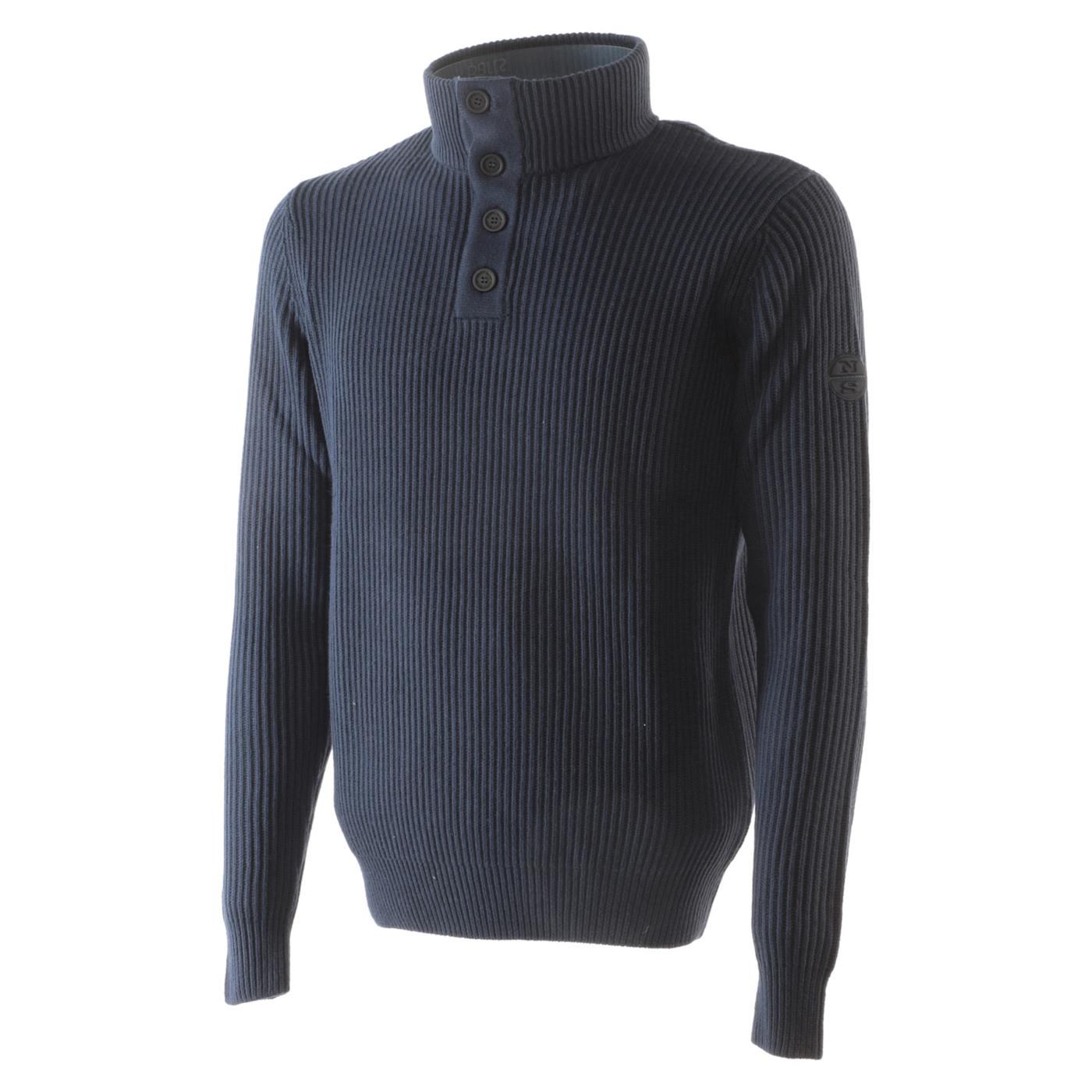 NORTH SAILS HALF BUTTON 5GG KNITWEAR