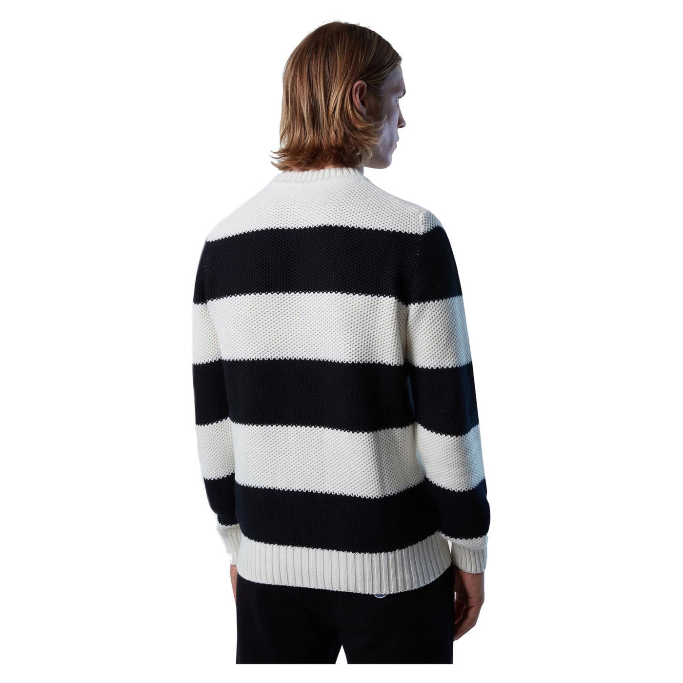 NORTH SAILS STRIPED CREWNECK 5GG KNIT