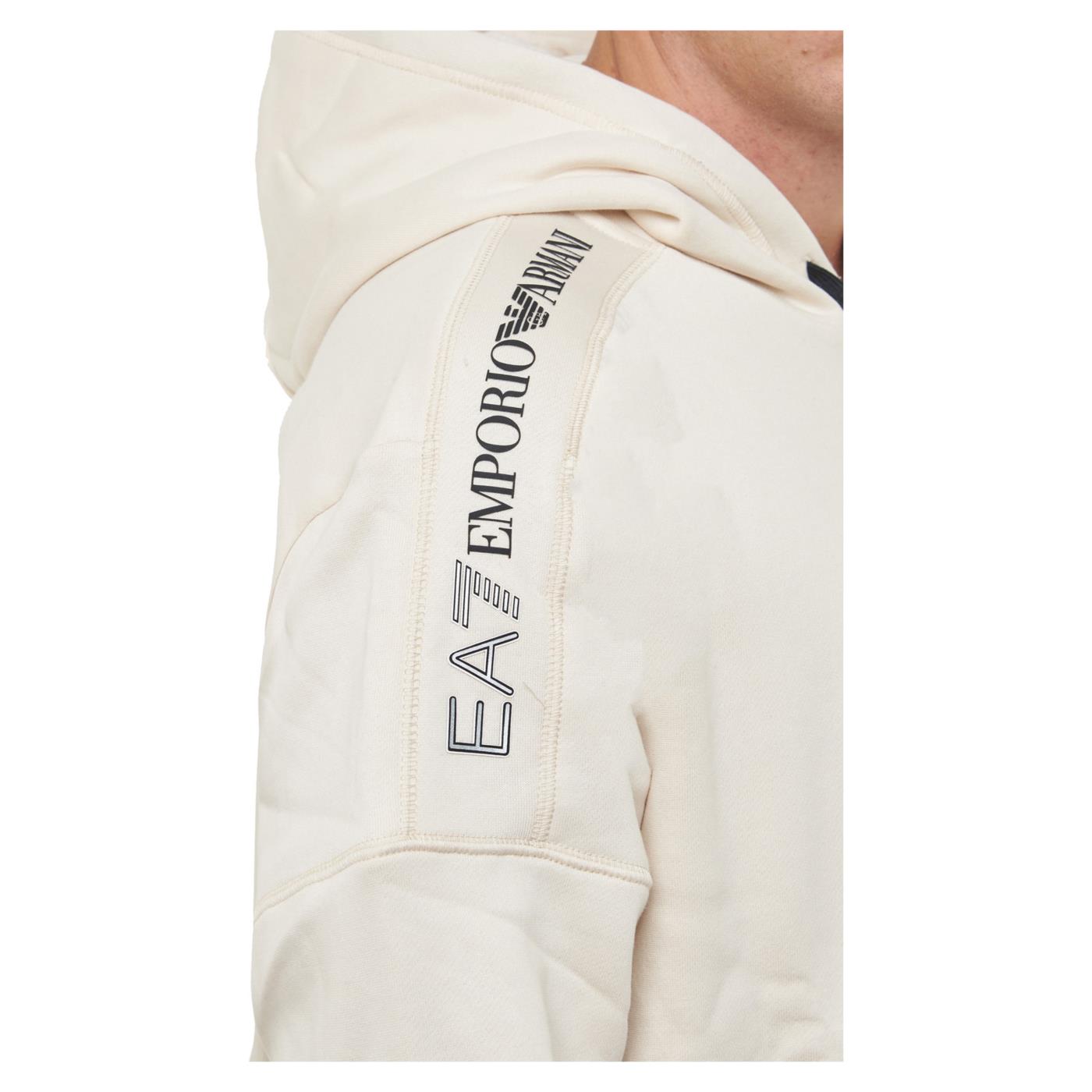 EMPORIO ARMANI 7 EA7 TRAIN LOGO TAPE HOODIE