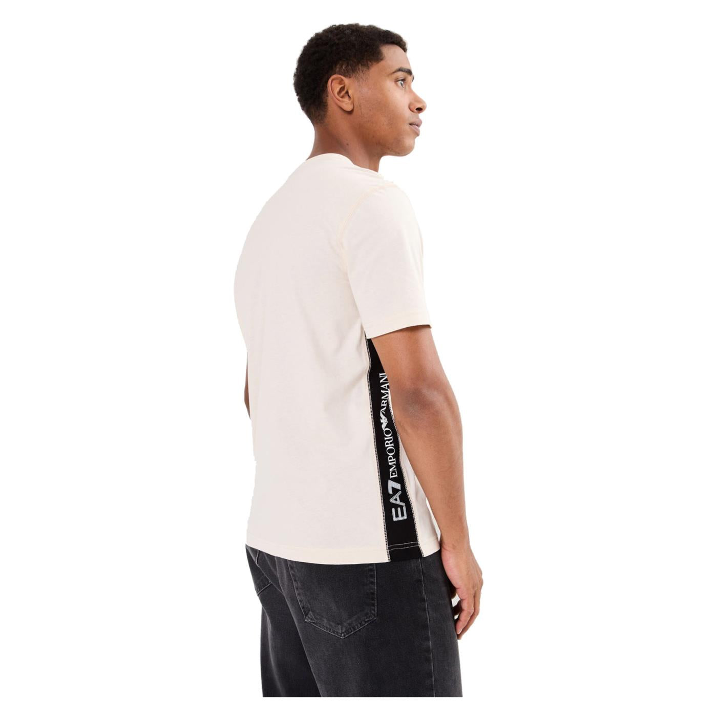 EMPORIO ARMANI 7 EA7 TRAIN LOGO TAPE SS TEE