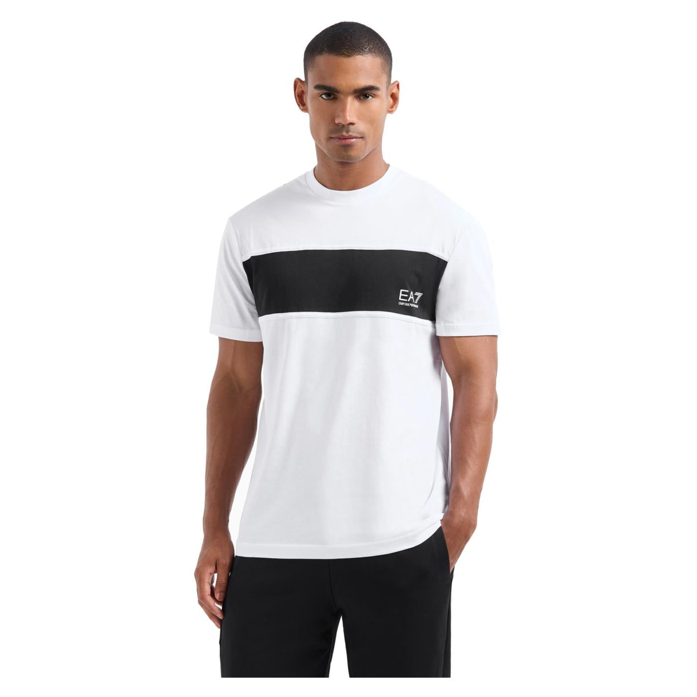 EMPORIO ARMANI 7 EA7 COLOUR BLOCK M TEE