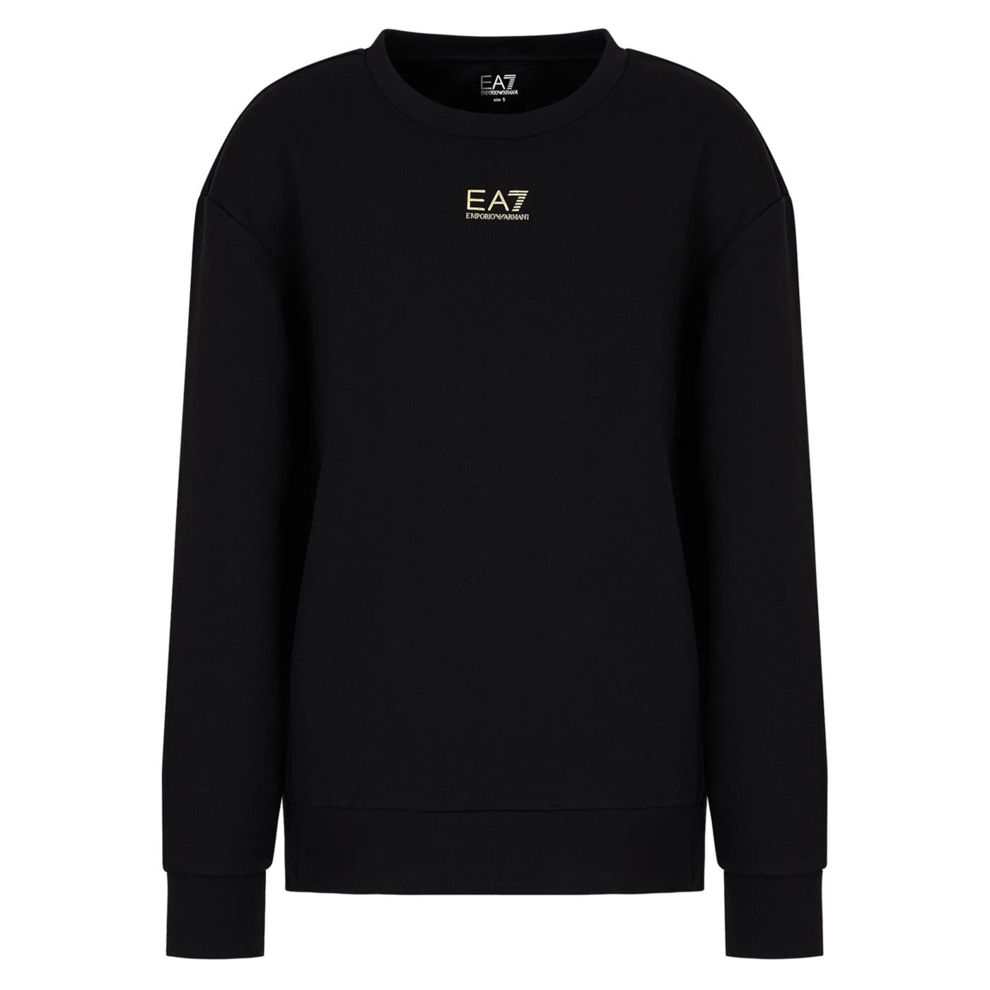 EMPORIO ARMANI 7 EA7 TRAIN LOGO SERIES W T-TOP - Nero - immagine principale