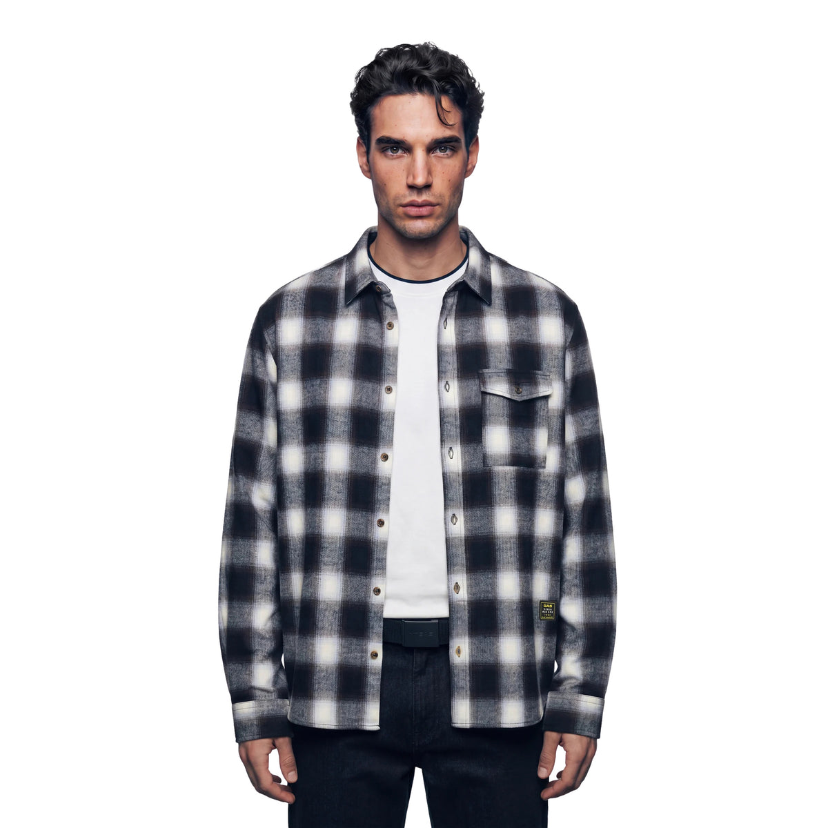 GAS RIVIERA CF POCKET SHIRT - Nero - immagine principale