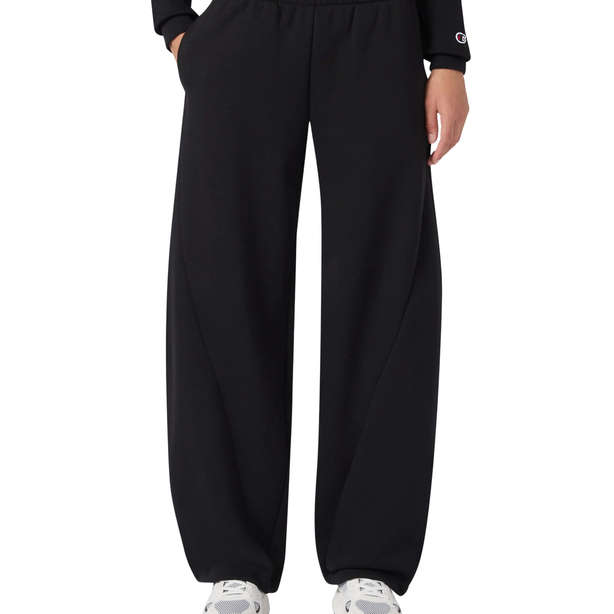 CHAMPION BARREL LEG WOMAN PANT - Nero - immagine principale