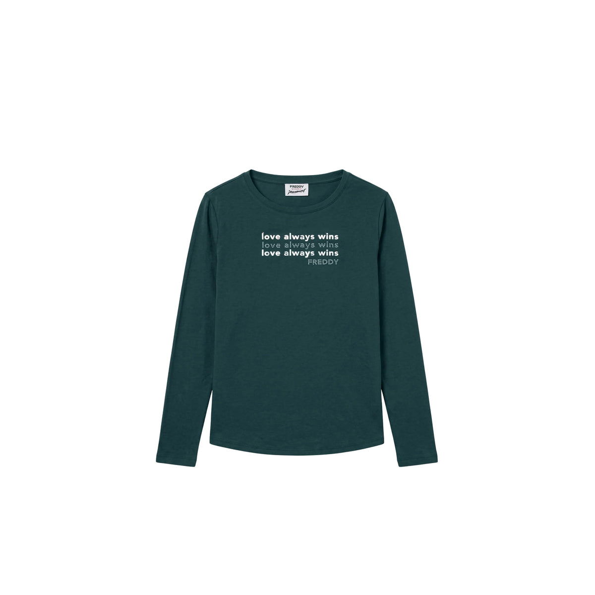 FREDDY T-SHIRT DONNA ML JERSEY - Verde - immagine principale