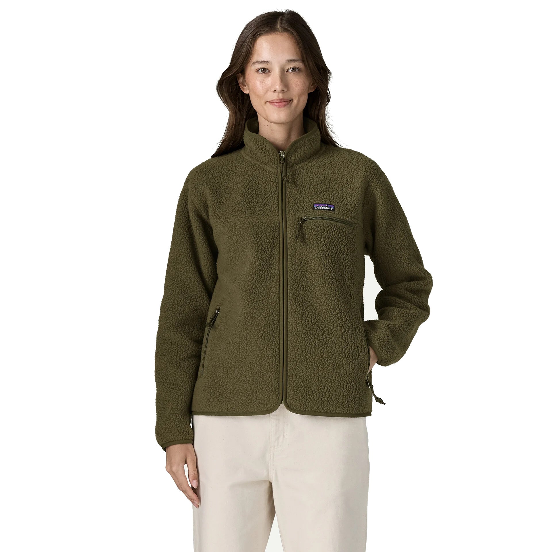 PATAGONIA WOMAN RETRO PILE JACKET - Militare - immagine principale