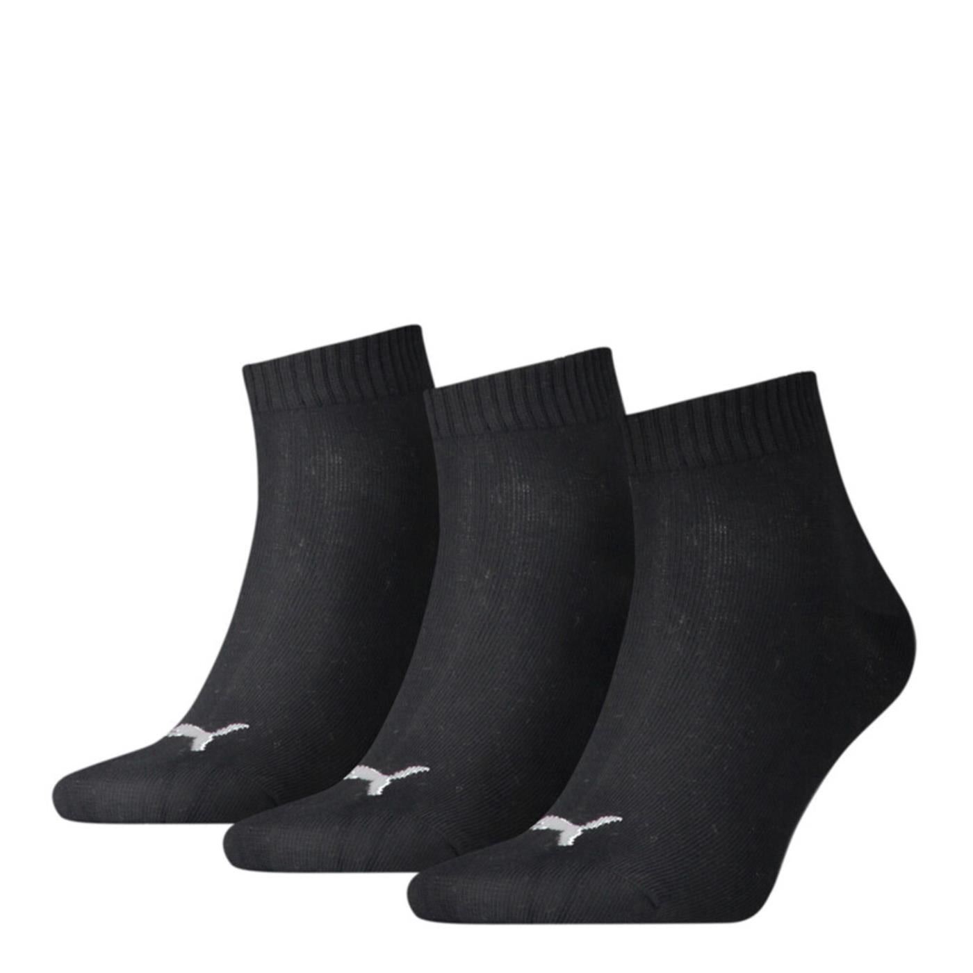 PUMA QUARTER PLAIN 3PK SOCKS