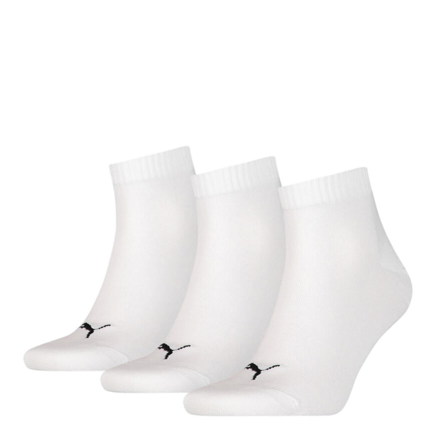 PUMA QUARTER PLAIN 3PK SOCKS