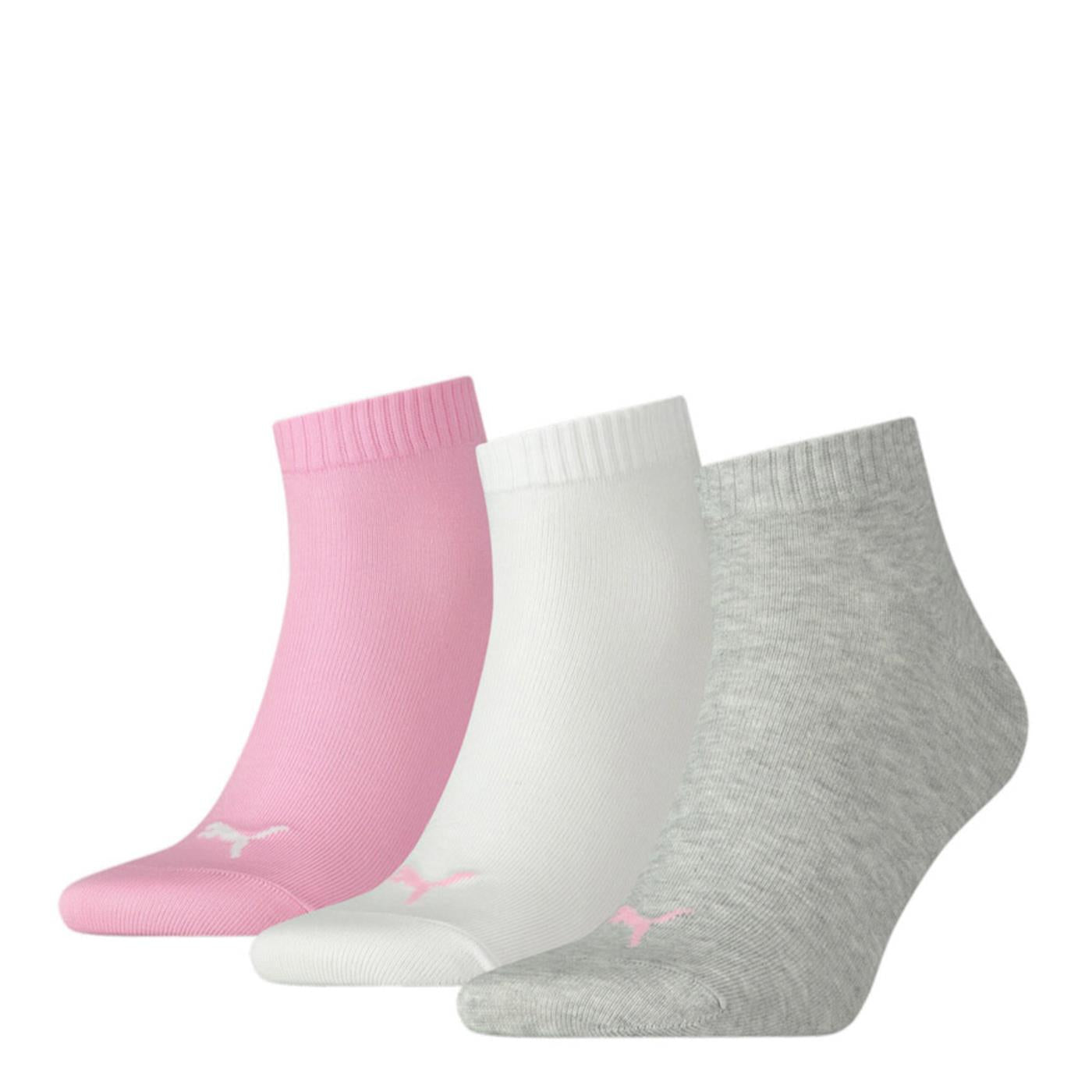 PUMA QUARTER PLAIN 3PK SOCKS