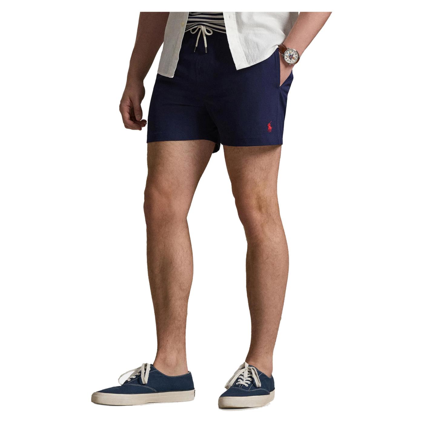 RALPH LAUREN WOVEN TRUNK SWIM BOTTOM - Blu - immagine principale