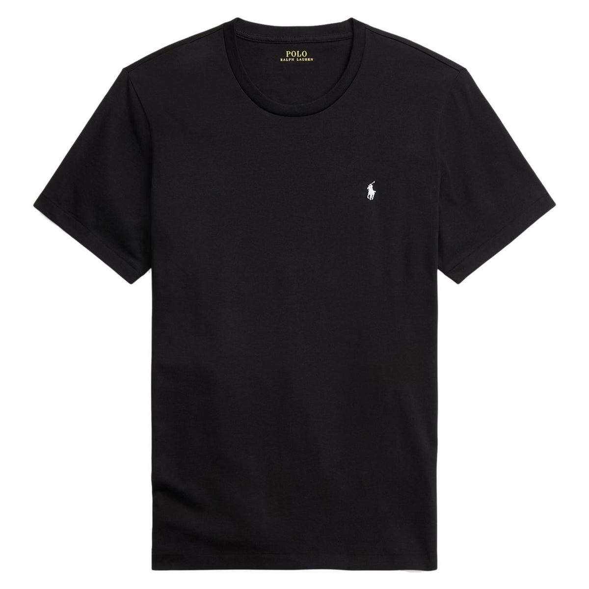 RALPH LAUREN SS CREW-SLEEP-TOP BLACK