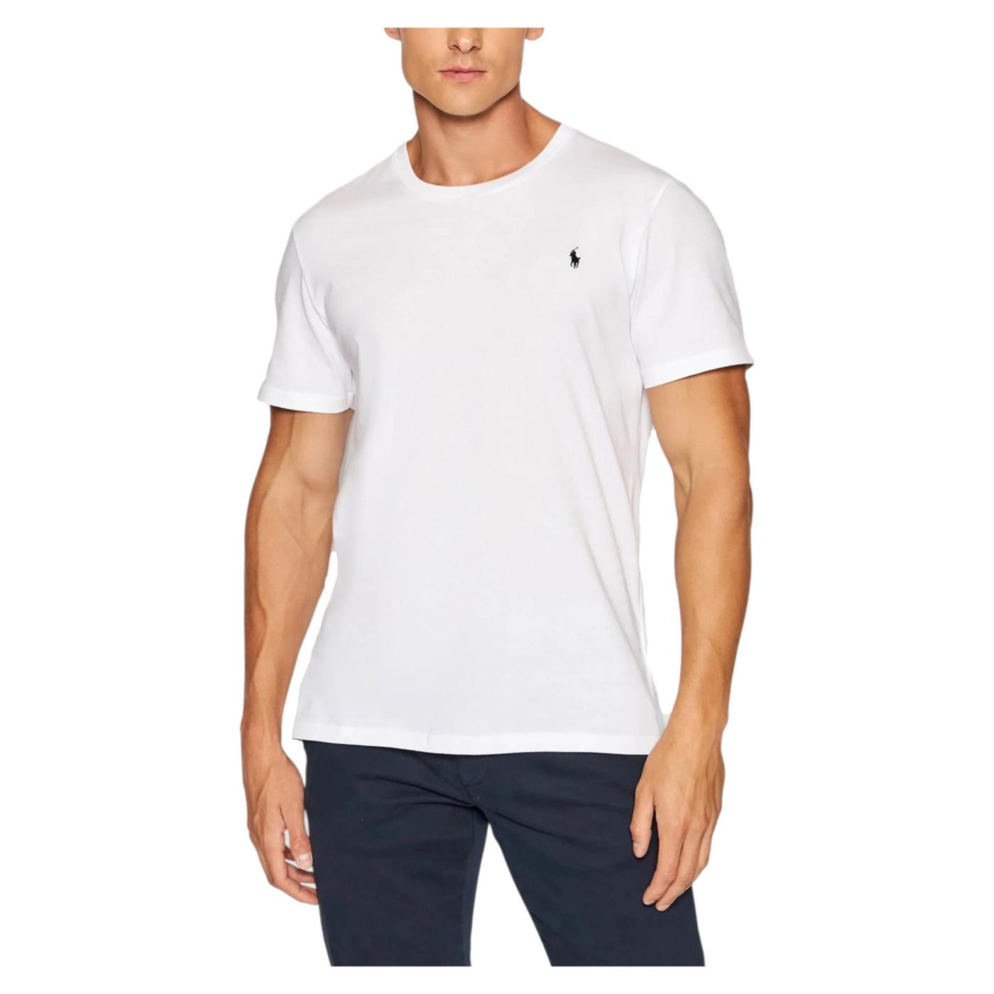 RALPH LAUREN T-SHIRT SMALL LOGO - Bianco - immagine principale