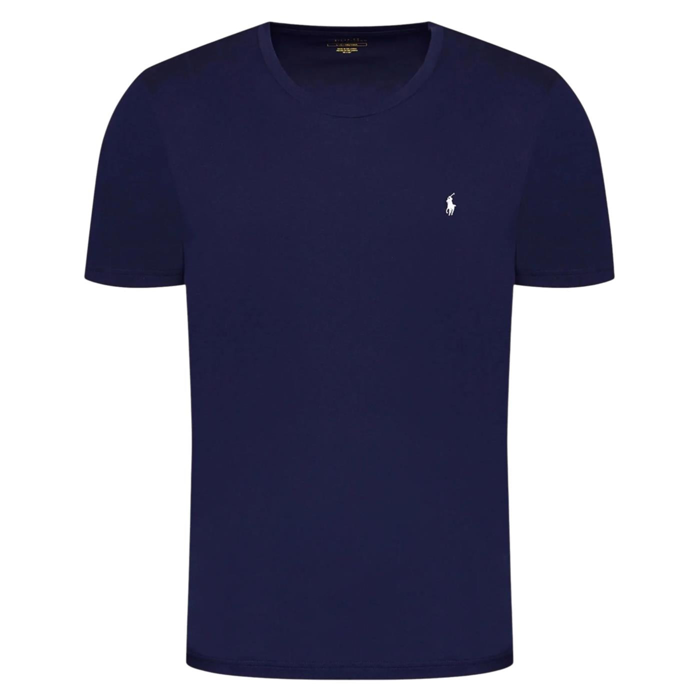 RALPH LAUREN T-SHIRT SMALL LOGO - Blu - vista 3