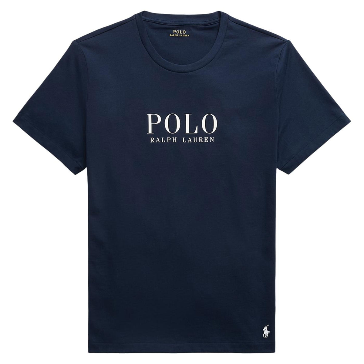 RALPH LAUREN SS CREW TOP NAVY