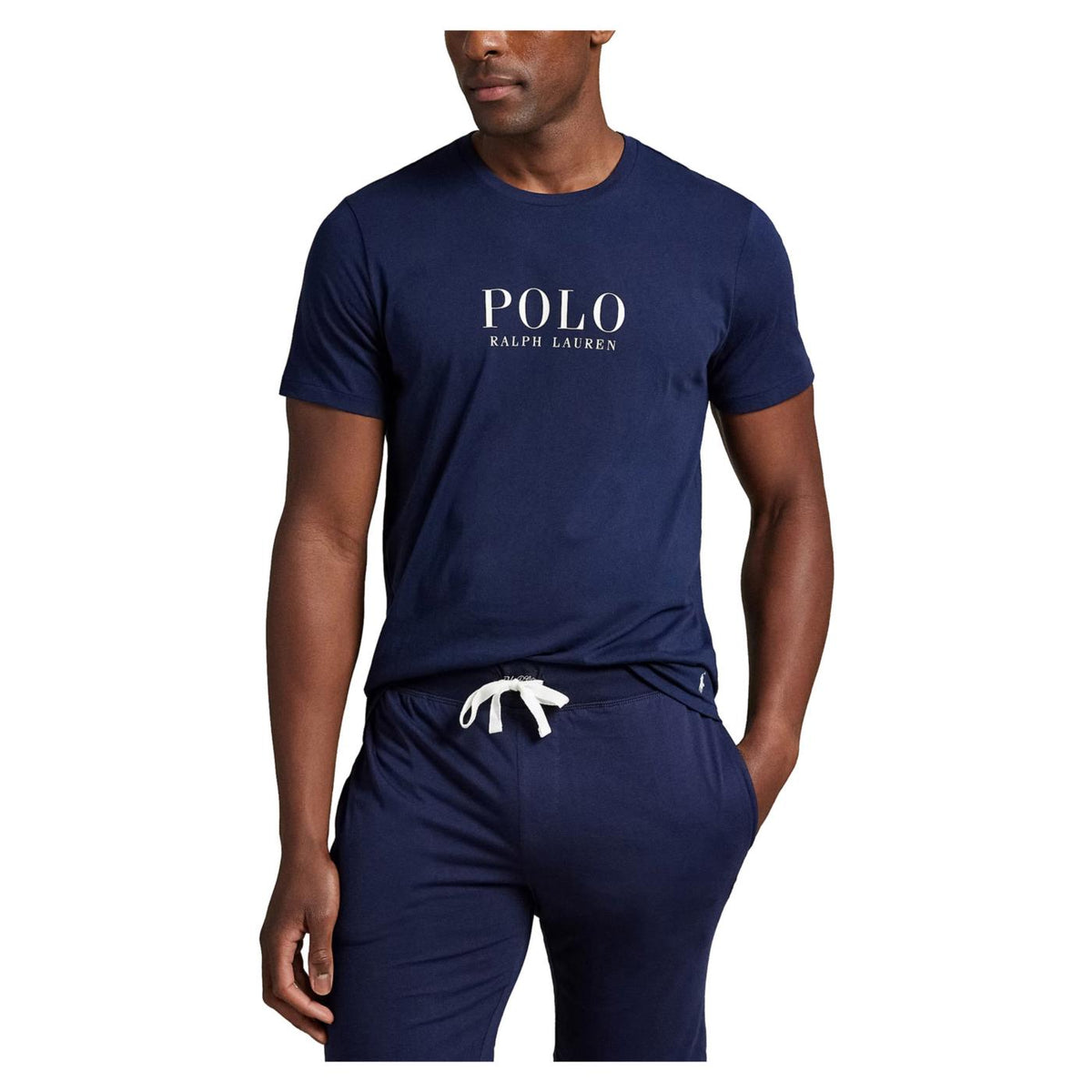 RALPH LAUREN SS CREW TOP NAVY - seconda immagine