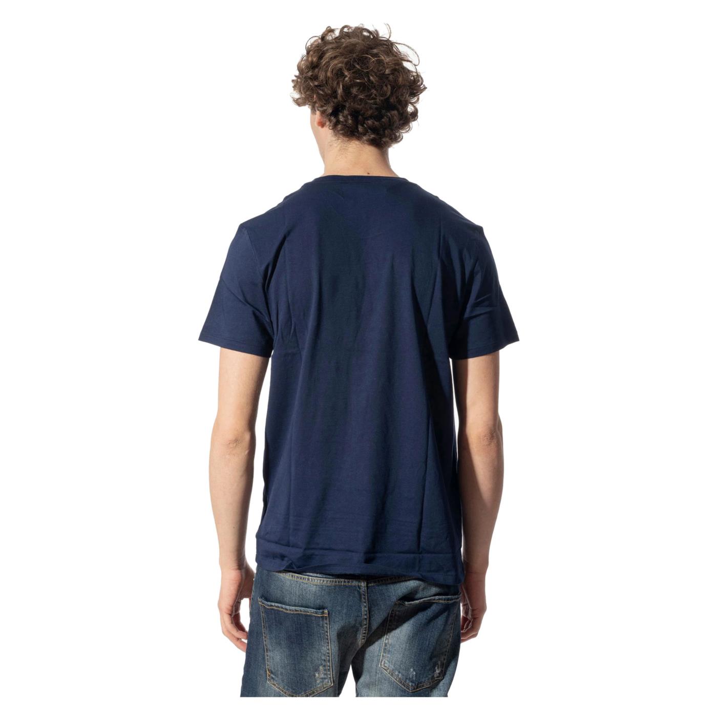 RALPH LAUREN T-SHIRT LOGO CREW TOP - Blu - vista 2