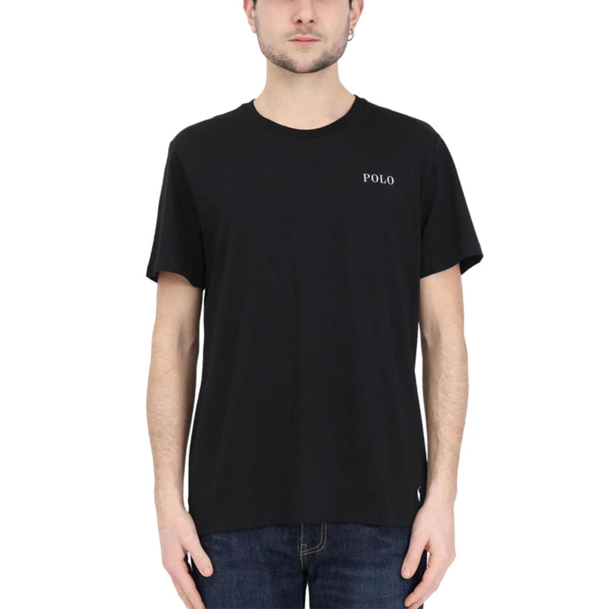 RALPH LAUREN T-SHIRT LOGO CREW TOP