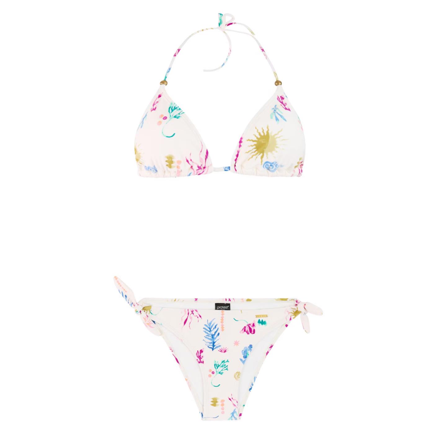 PROTEST EMPTY TRIANGLE BIKINI - Bianco - vista 3