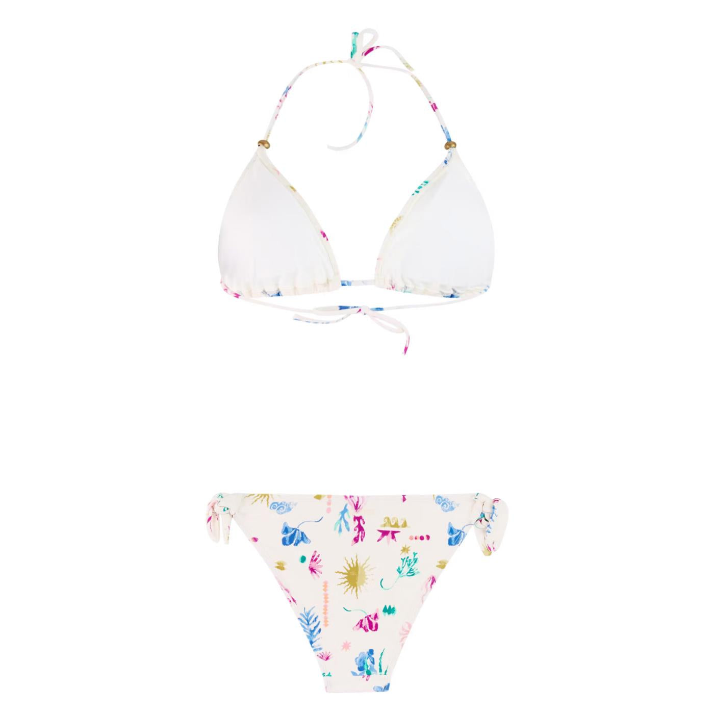 PROTEST EMPTY TRIANGLE BIKINI - Bianco - vista 4